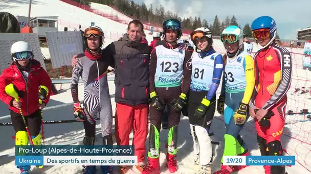 Alpes de Haute Provence : de jeunes skieurs Ukrainiens à Pra Loup malgré la guerre