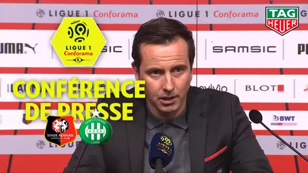 Conférence de presse Stade Rennais FC - AS Saint-Etienne ( 2-1 )  / 2019-20