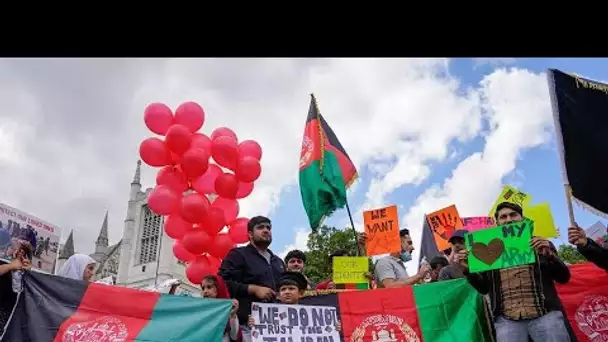 Londres : manifestation de soutien au peuple afghan