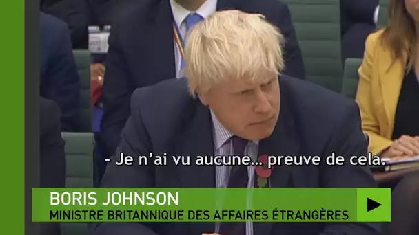 «Niet, niet, niet !» : Boris Johnson s’exprime sur l’ingérence supposée russe dans le Brexit