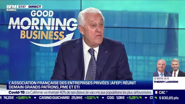 Laurent Burelle (AFEP): L'AFEP va réunir grands patrons, PME et ETI demain