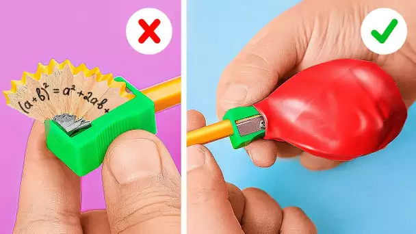 Nouvelles astuces et gadgets pour l'école 😜🎓 Surprenez vos amis avec ces DIY