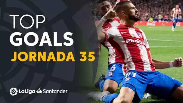Todos los goles de la jornada 35 de LaLiga Santander 2021/2022