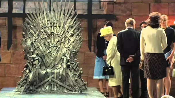 Visite de la Reine dans les studios de Game of Thrones à Belfast