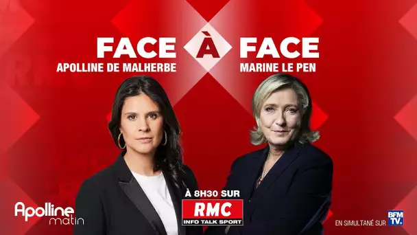 🔴 EN DIRECT - Marine Le Pen invitée de RMC