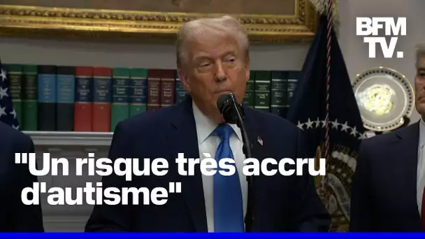 Donald Trump fait un lien, sans preuves, entre autisme et paracétamol durant la grossesse