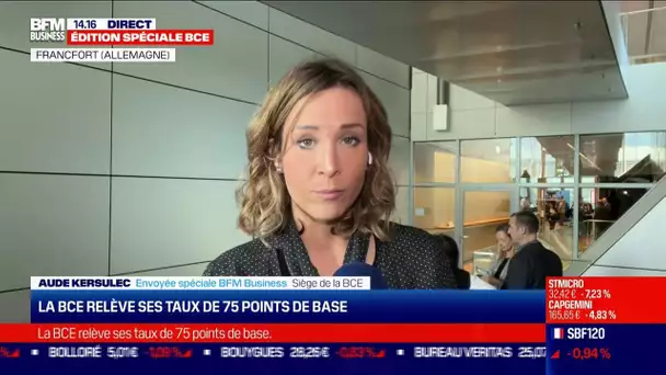 🔴 La BCE augmente ses taux de 75 points de base