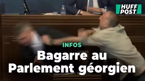 Une bagarre éclate en plein Parlement en Géorgie