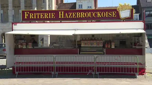 Des baraques à frites transformées en centre de dépistage.