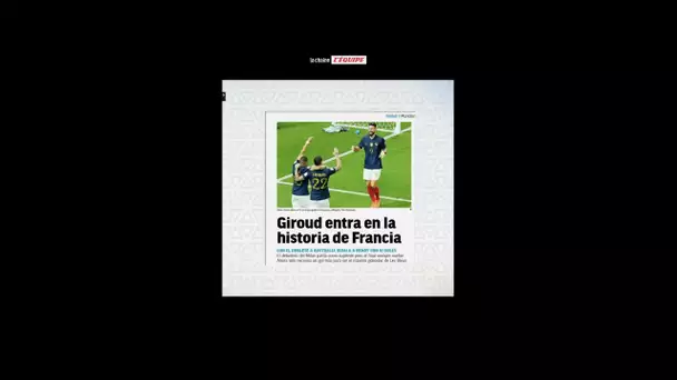 Coupe du monde 2022 - Les Bleus impressionnent la presse européenne #shorts #football #worldcup