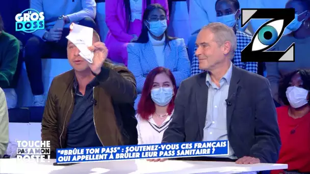 [Zap Télé] Un invité de C. Hanouna brûle son pass sanitaire en direct ! (19/01/22)