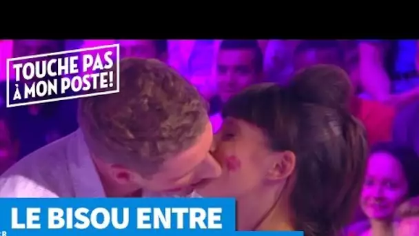 Le bisou entre Matthieu Delormeau et Erika Moulet