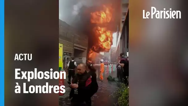 Londres : spectaculaire incendie près d’une station de métro