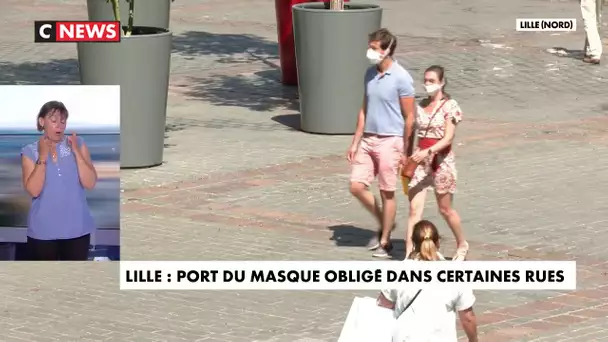 Lille : le port du masque devient obligatoire à l'extérieur