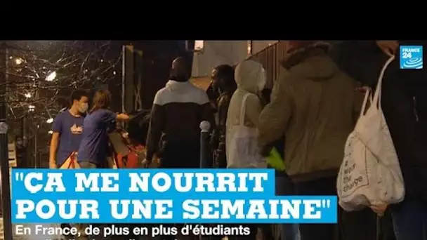 En France, de plus en plus d'étudiants aux distributions alimentaires