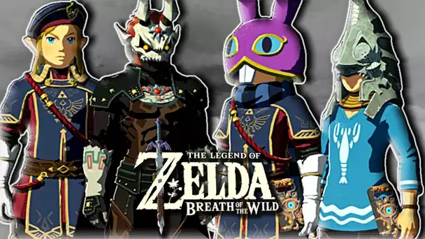 LES NOUVELLES TENUES ZELDA BREATH OF THE WILD !