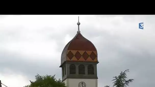 La mérule rouge, un champignon, menace le temple de Beaucourt