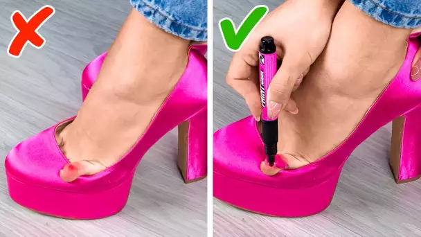 ASTUCES UTILES POUR LES PIEDS ET FANTASTIQUES CRÉATIONS DE CHAUSSURES