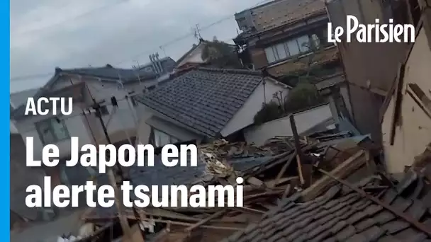 Japon : les premières images impressionnantes des 21 séismes