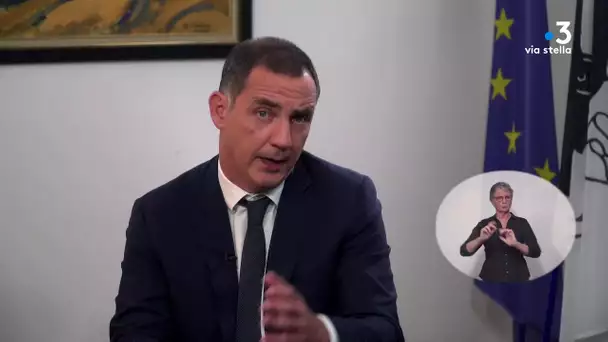 Gilles Simeoni, président du conseil exécutif de Corse, présente ses vœux pour l'année 2021