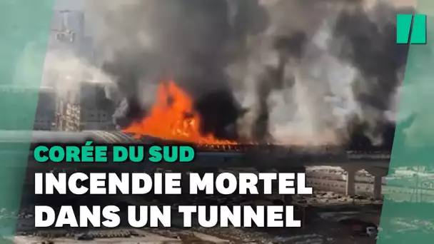 En Corée du Sud, l’incendie d’un tunnel routier fait au moins 5 morts