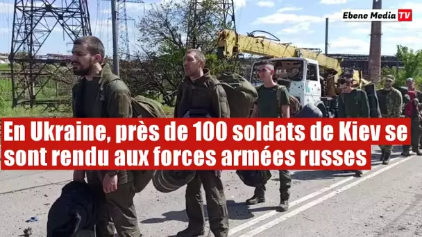 En Ukraine, une centaine de soldats ont déposés les armes face aux Russes