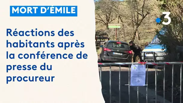 Mort d'Emile : réactions des habitants du Vernet après la conférence de presse du procureur