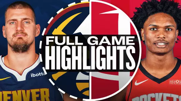 NUGGETS at ROCKETS | FULL GAME HIGHLIGHTS | April 13, 2025