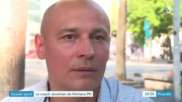 Yuri Petrenko, coach ukrainien de l'Amiens Picardie Hanball, acteur de la solidarité
