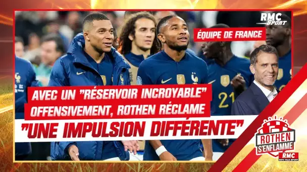 Équipe de France : Avec "un réservoir incroyable", Rothen réclame "une impulsion différente"