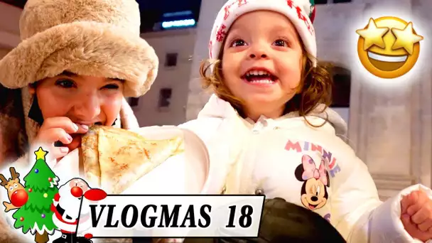 VLOGMAS 18 : ÉLÉPHANTS EN PLEINE RUE 😱, CRÊPES ET BOULE GÉANTE !