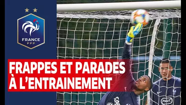 Frappes, buts et parades à Clairefontaine