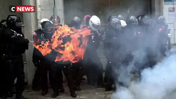 Manifestation contre la loi Sécurité Globale : violences et incendies à Paris