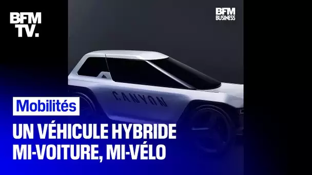 Canyon imagine la mobilité du futur avec cet hybride vélo-voiture