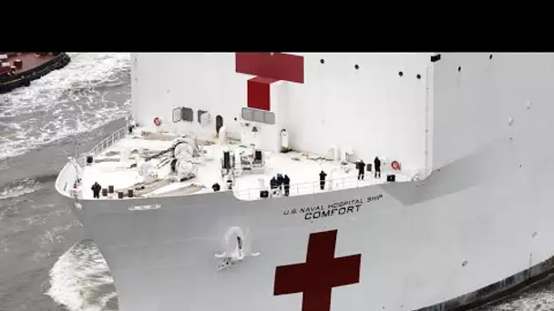 Coronavirus : un navire-hôpital militaire à New York, plus de 3 000 morts aux États-Unis