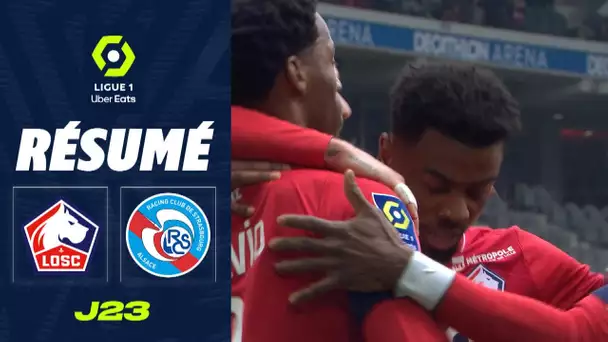 LOSC LILLE - RC STRASBOURG ALSACE (2 - 0) - Résumé - (LOSC - RCSA) / 2022/2023