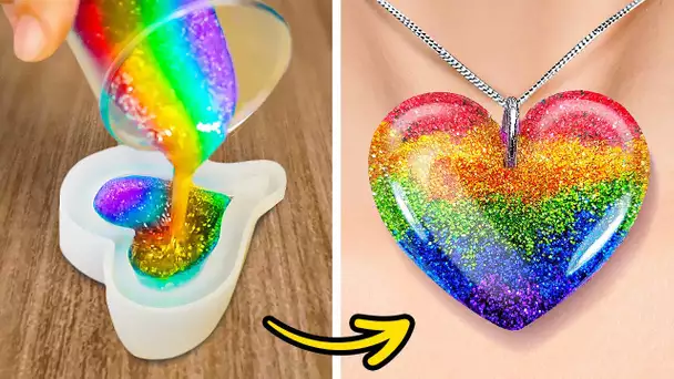 Idées géniales de bricolage avec résine époxy et argile 🌟🎨