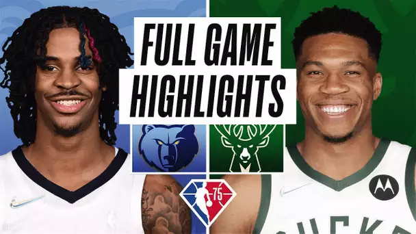 GRIZZLIES at BUCKS | FULL GAME HIGHLIGHTS | January 19, 2022