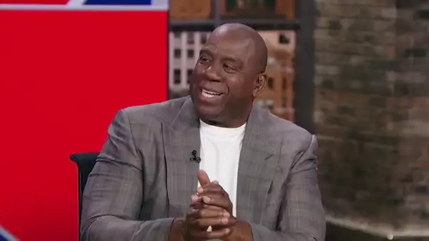 Magic Johnson Reacts to Being Selected For NBA 75 Team on ESPN! 🙌