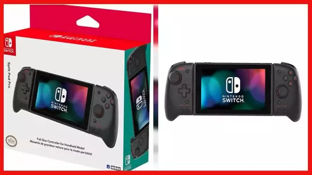 Hori Nintendo Switch Split Pad Pro (Black) Ergonomic Controller for Handheld Mode - Officially