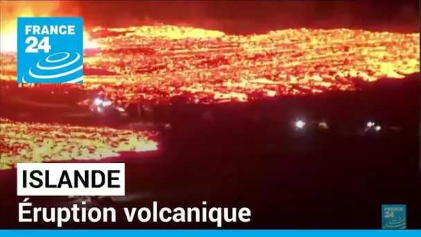 Islande : une éruption volcanique touche une ville portuaire et brûle des maisons • FRANCE 24