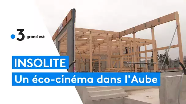Un éco-cinéma en cours de construction dans l'Aube près de Troyes