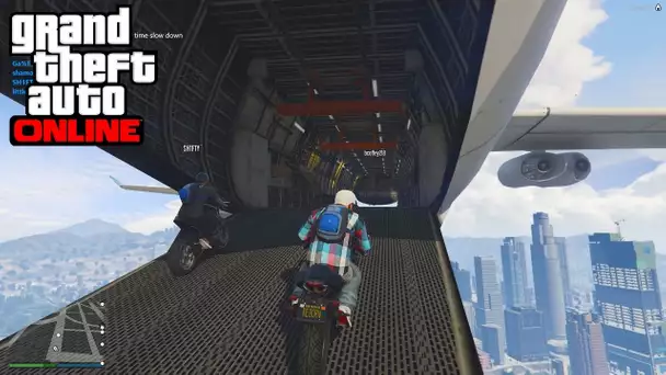 GTA 5 ONLINE MODS ! CARGO PLANE FUN (Five Reborn)