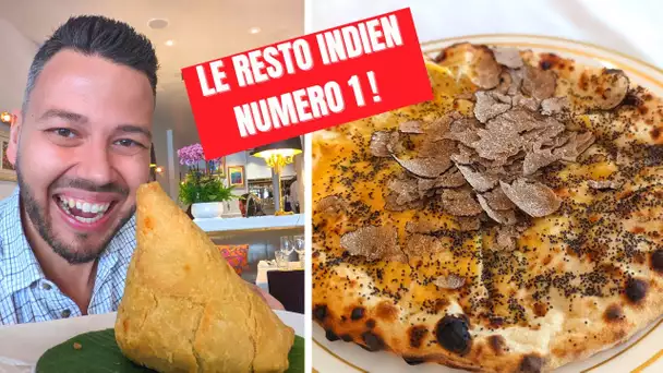 Le + GROS SAMOUSSA, CHEESE NAAN à la TRUFFE, ... BEST RESTO INDIEN! - VLOG 1312