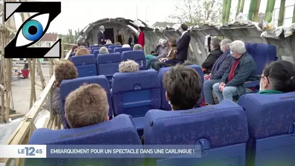 [Zap Télé] Embarquement pour un spectacle à bord d'une carlingue d'avion ! (10/05/21)