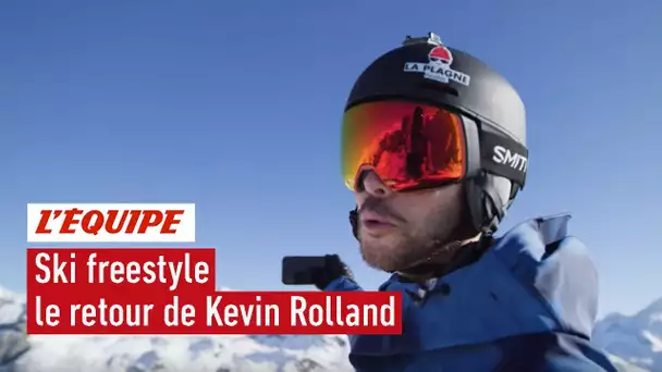 Kevin Rolland de retour dans un halfpipe - Adrénaline - Ski freestyle