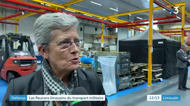 Limoges : Geneviève Darrieussecq chez Texelis et Arquus, producteurs de véhicules militaires