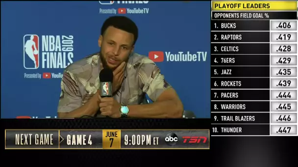 Stephen Curry Press Conference | NBA Finals Game 3