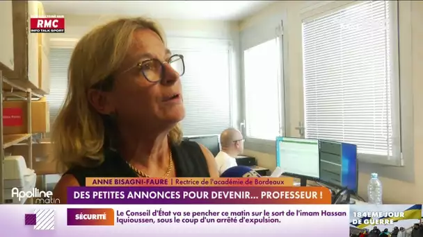 Bordeaux : le rectorat publie des petites annonces pour faire face à la pénurie d'enseignants