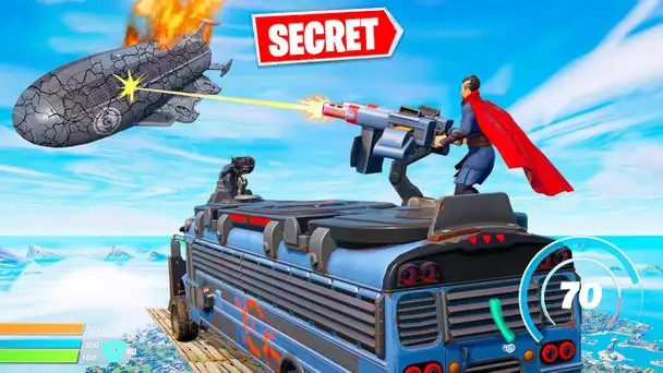 LES DIRIGEABLES DE L'IO VONT S'ECRASER SUR LA MAP ! (FORTNITE SECRET SAISON 2 CHAPITRE 3)